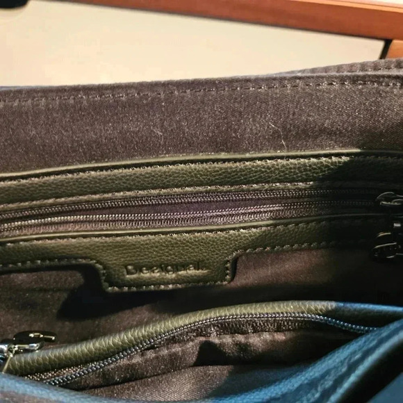 Desigual  | Patchwork Vegan Leather Crossbody/Shoulder Bag with Removable Strap - Picture 13 of 16